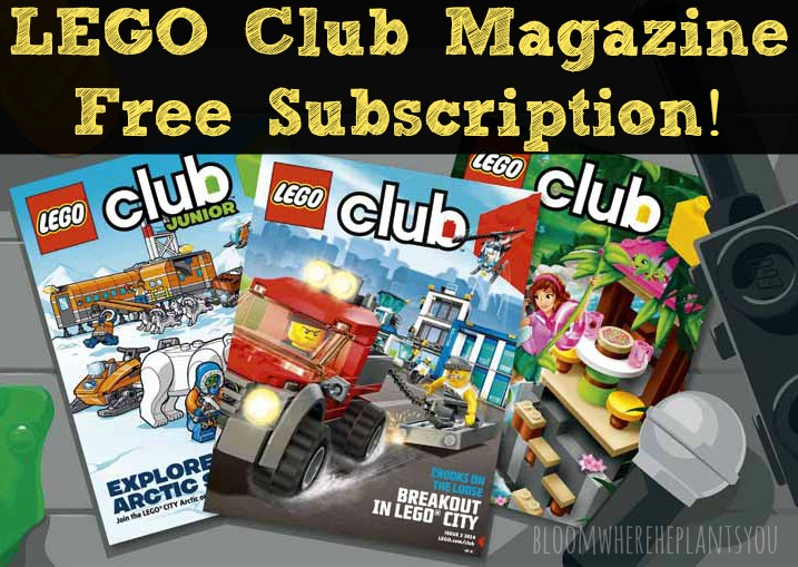 Free Subscription to the LEGO® Club Magazine!