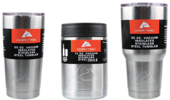 Ozark Trail 30 Oz. Double-Wall Vacuum-Sealed Tumbler ONLY $9.74! Compare to Yeti!