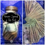 Never Spend a $5 Bill {Saving Challenge}