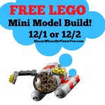 Free LEGO® Mini Model Build (12/1 or 12/2)
