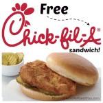 FREE Chicken Sandwich at Chick-Fil-A!