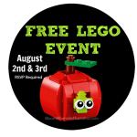 Free LEGO® Mini Model Build (8/2 or 8/3)
