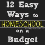 12 Easy Ways to Homeschool on a Budget