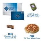Sam’s Club Membership Deal: $20 Gift Card, FREE Food Offers, FREE Sam’s Plus® Upgrade!