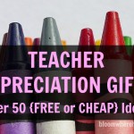 Teacher Appreciation – Over 50 Easy {FREE or CHEAP} Gift Ideas!